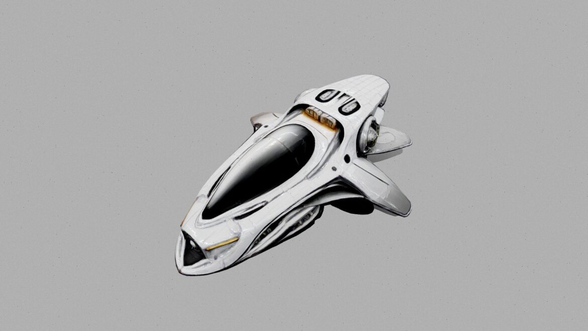 interceptor cruiser 3d model