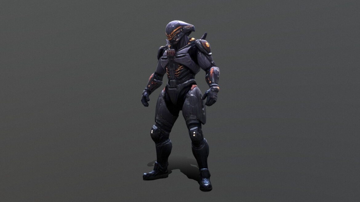long skull sentinel 3d model