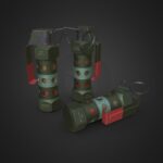 m84 stun grenade 3d model