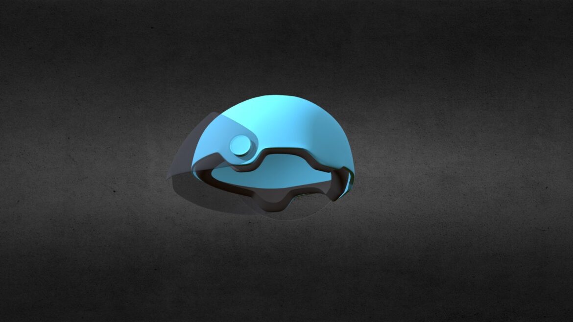 motor helmet 3d model