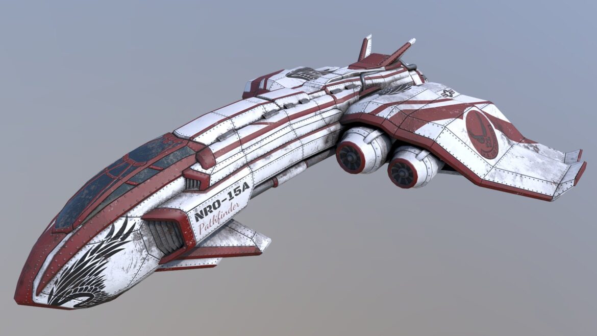 nro 15a pathfinder jetplane 3d model