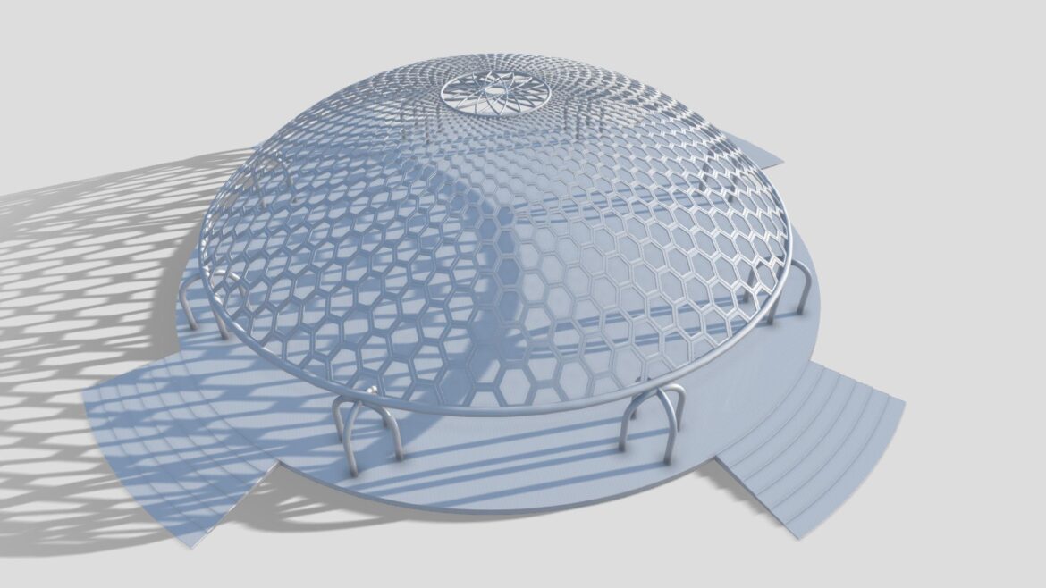 pavillion 3d model