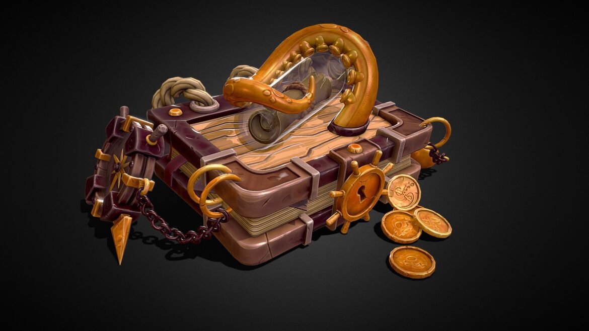 pirates journal 3d model