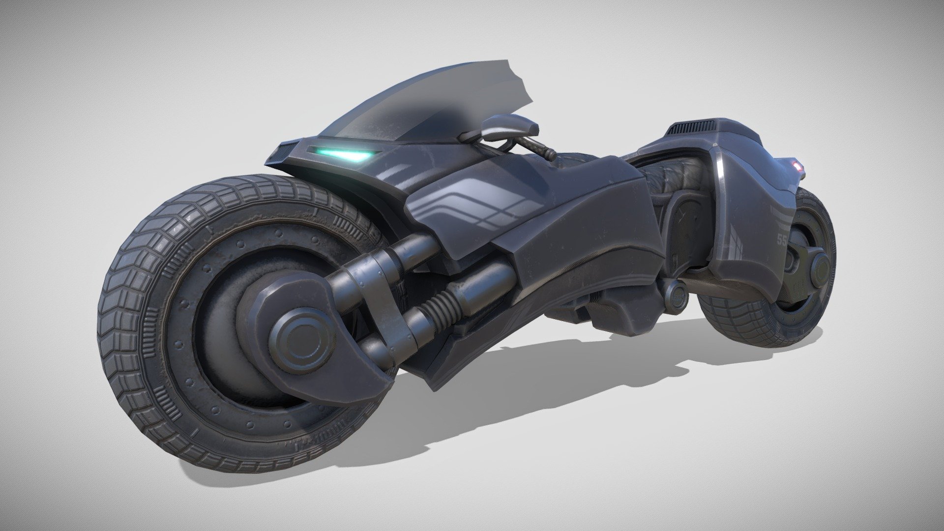 Sci fi motorbike