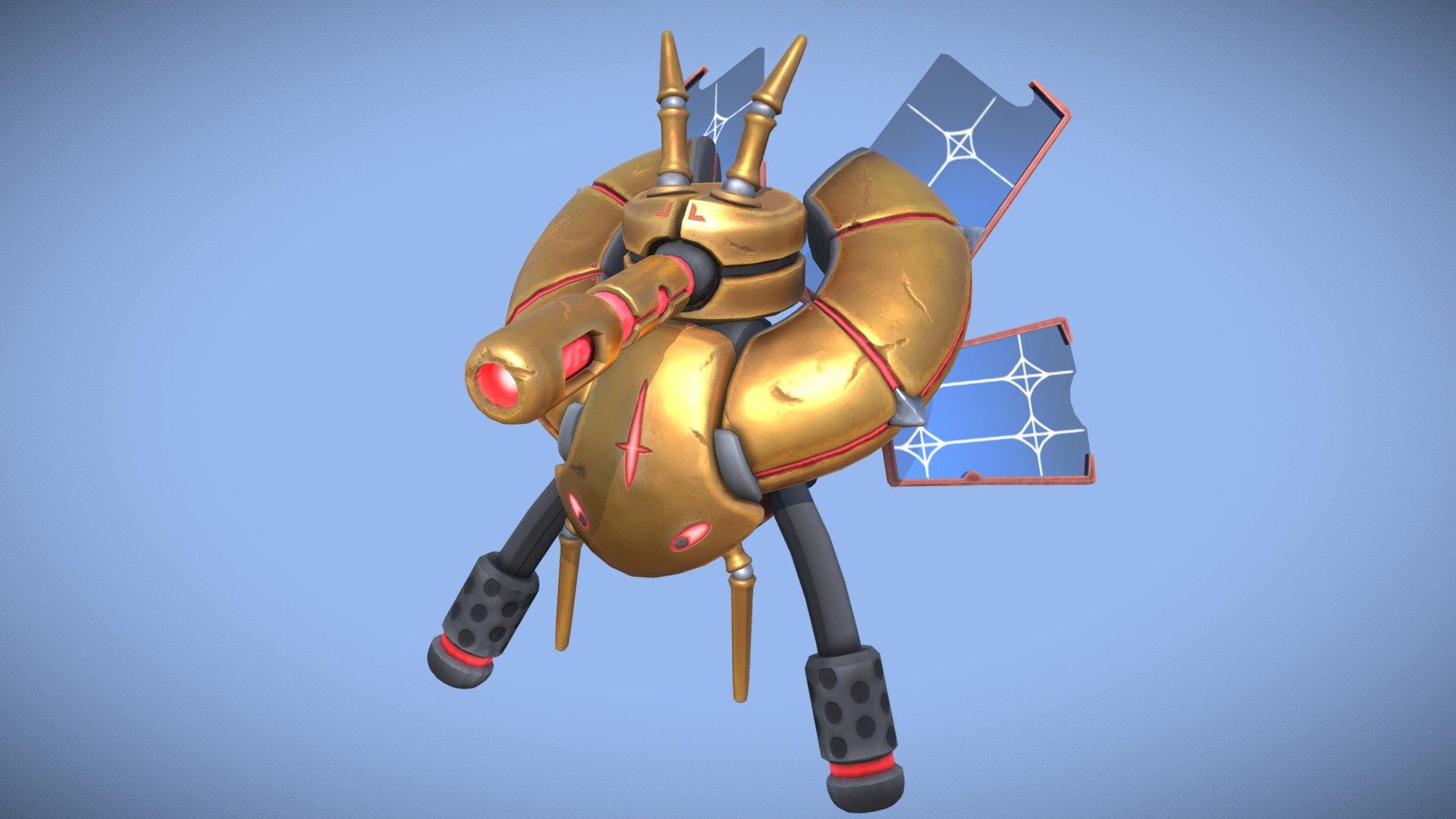 Solar Sails turret spaceship