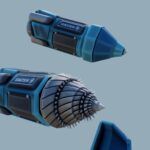 Space piercer asset: drill spaceship