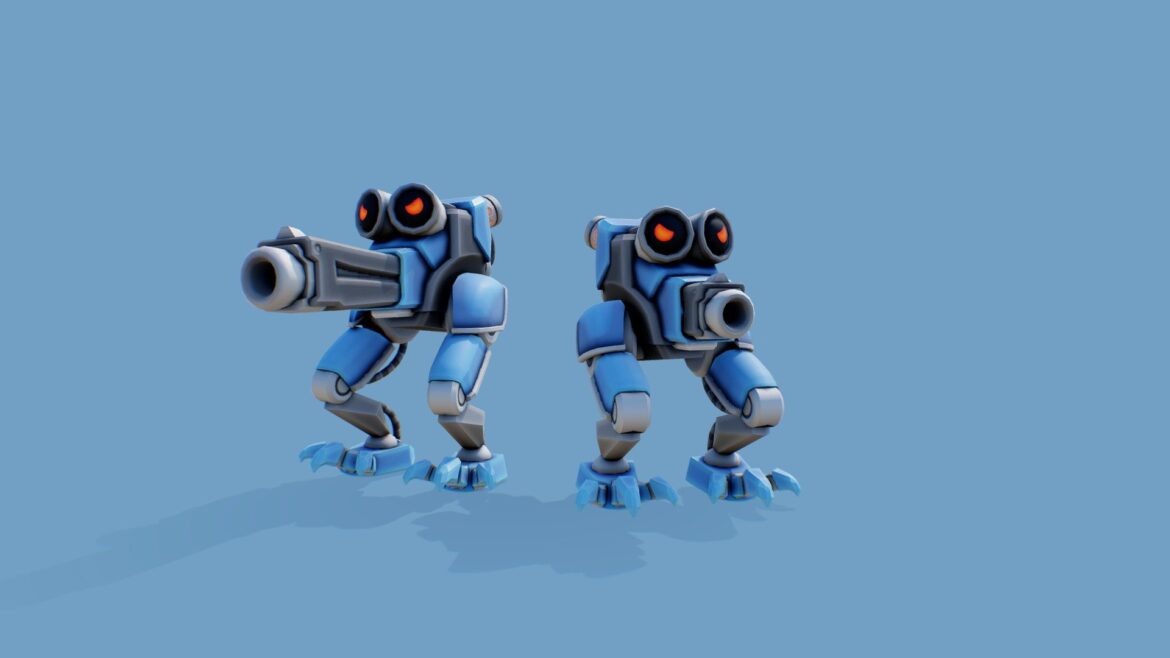 space piercer ennemy drone 3d model