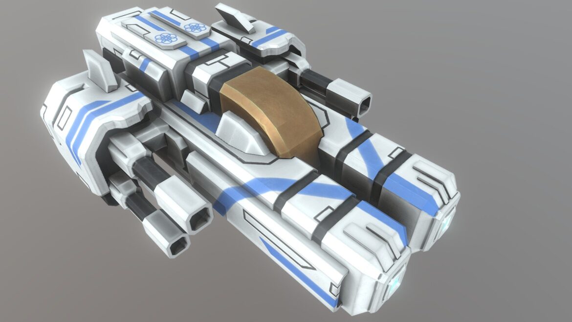 solar sails swarmicon spaceship 3d model