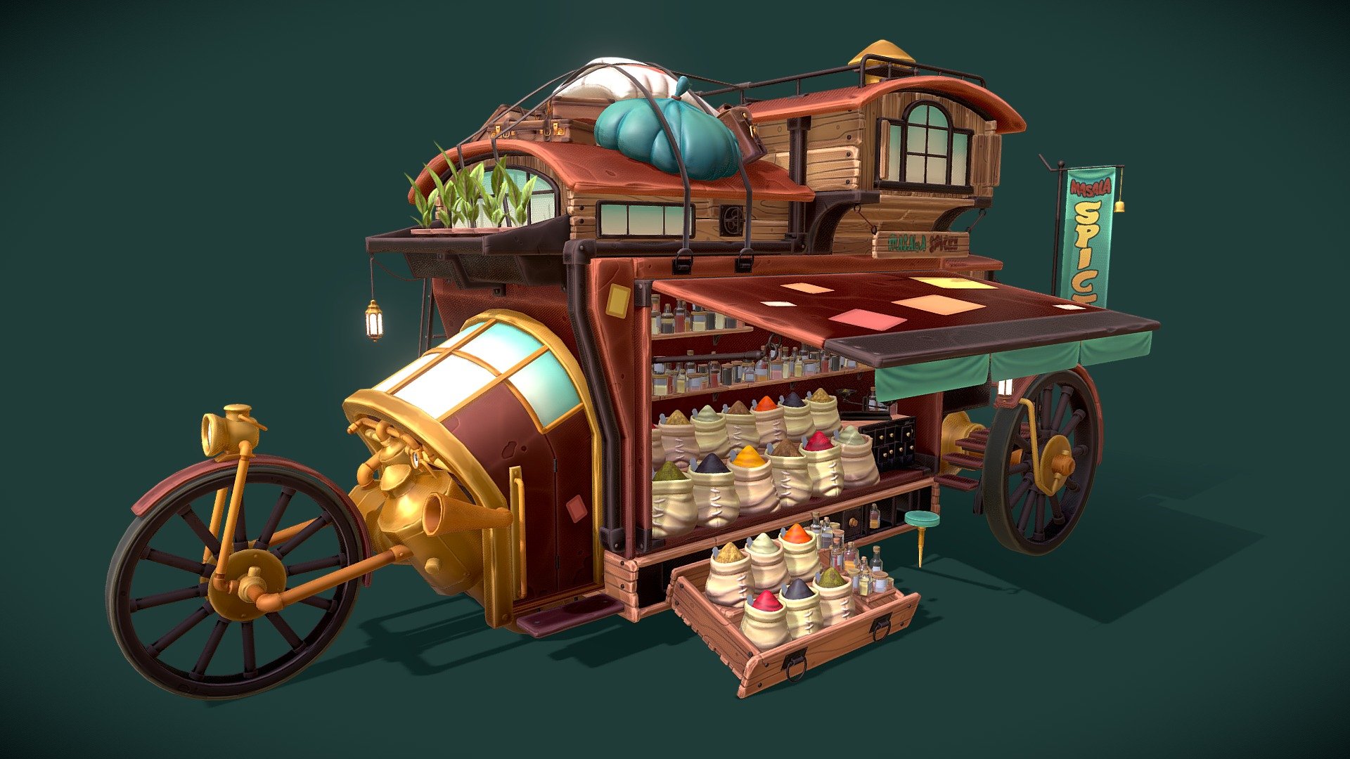 Steampunk Spice Truck