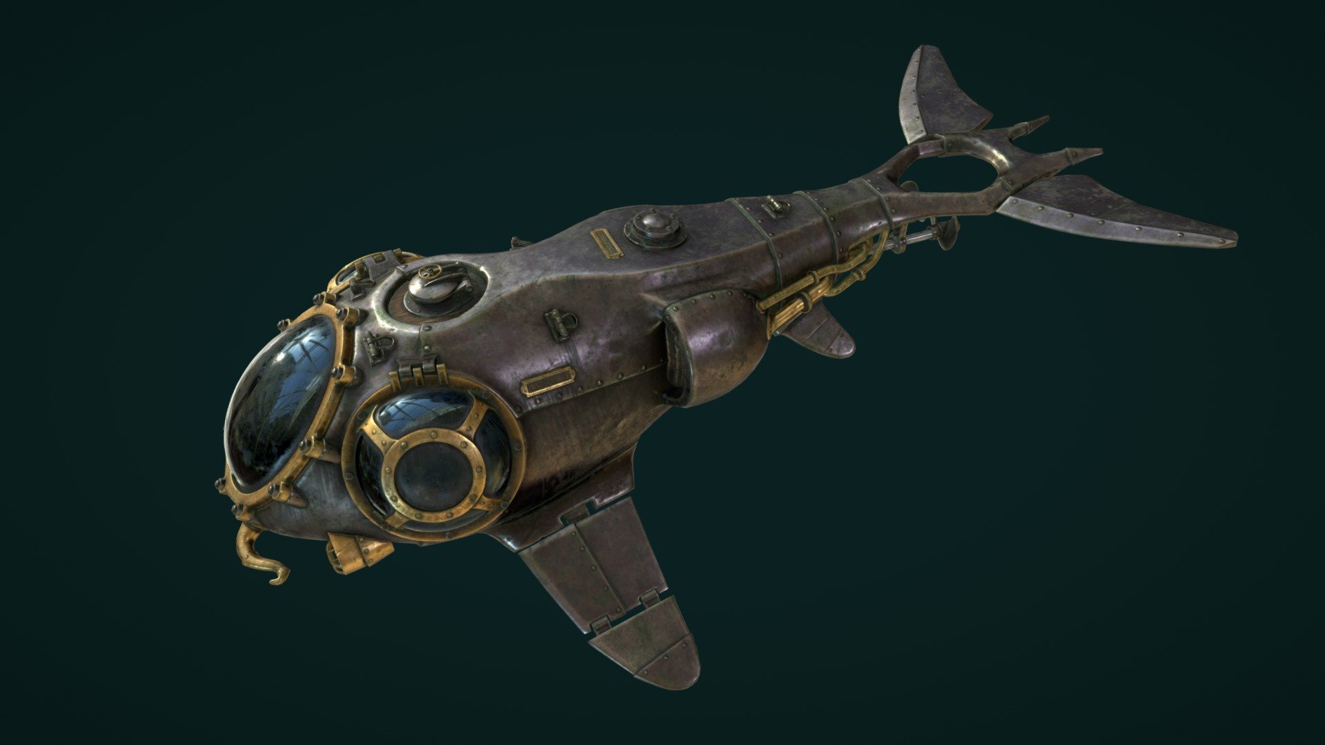 steampunk submarine