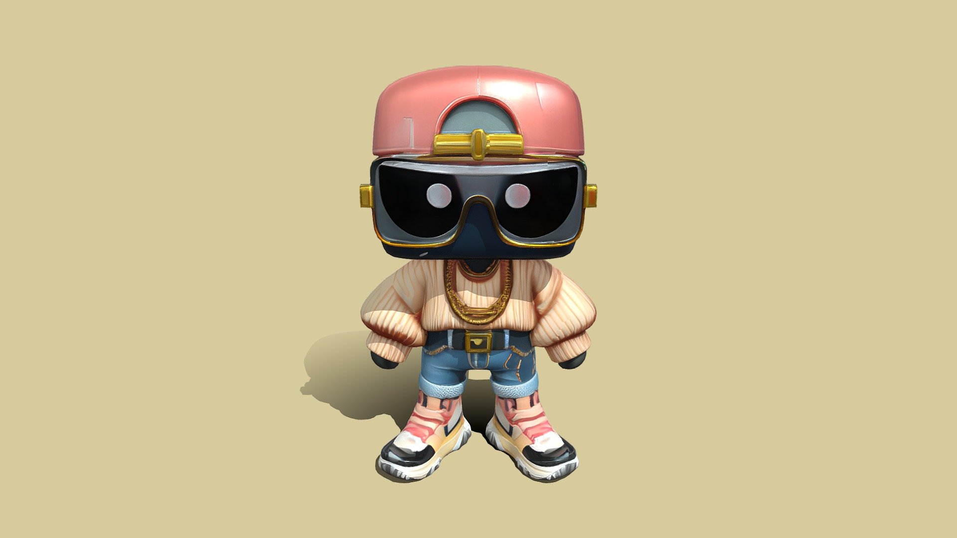 stylized character toy