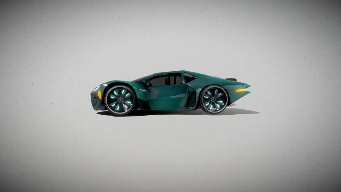 supreme ssr concept car 3d model