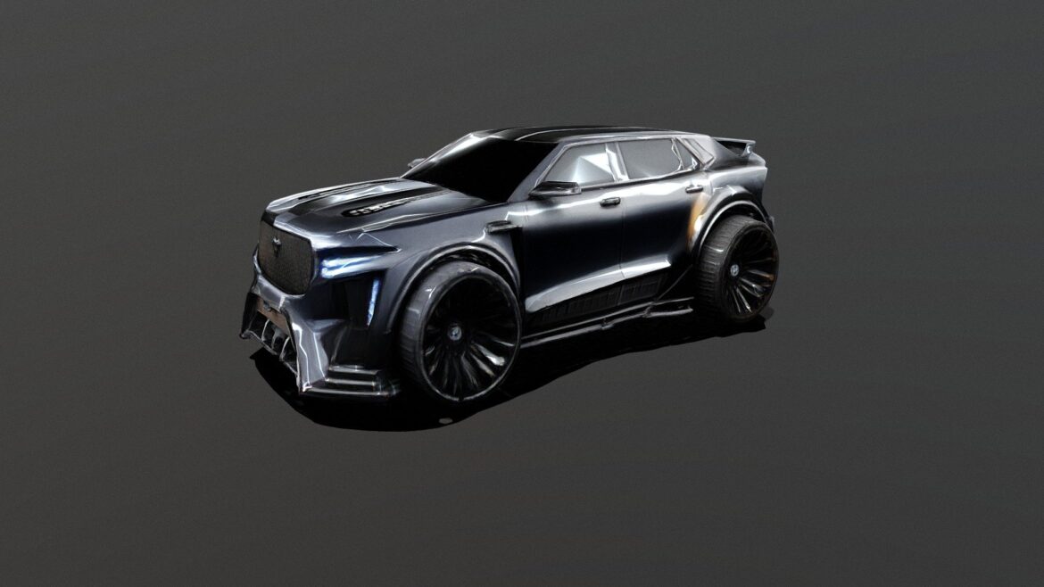 sports suv truck 3d model
