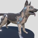 Tobby, the cyberpunk dog