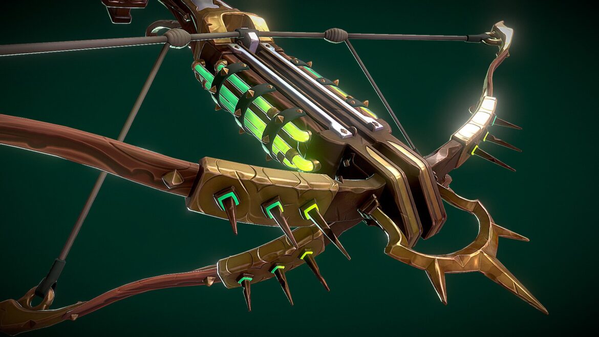 toxic crossbow 3d model