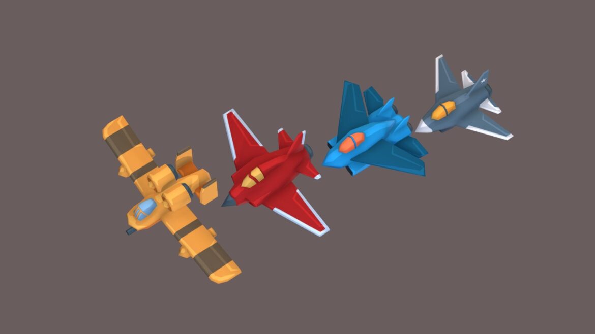 ai fighters 3d model