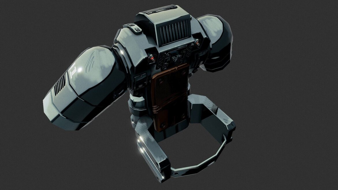 assault unit jump pack 3d model