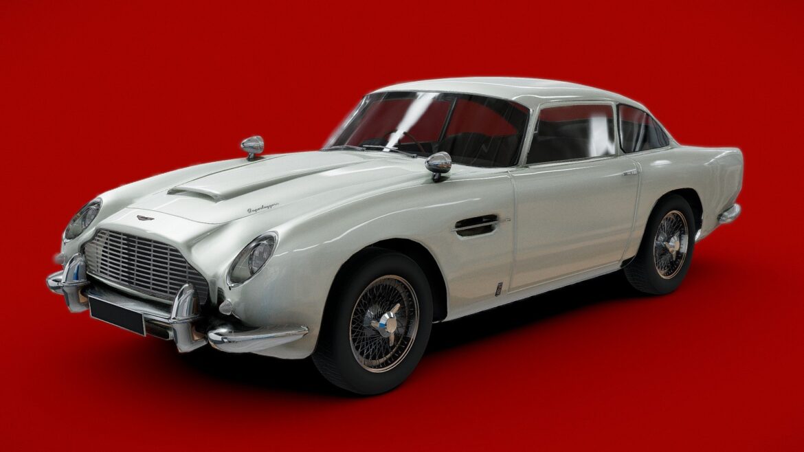 aston martin db5 3d model
