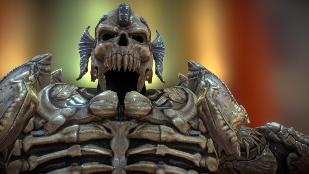 bone armour model 3d model