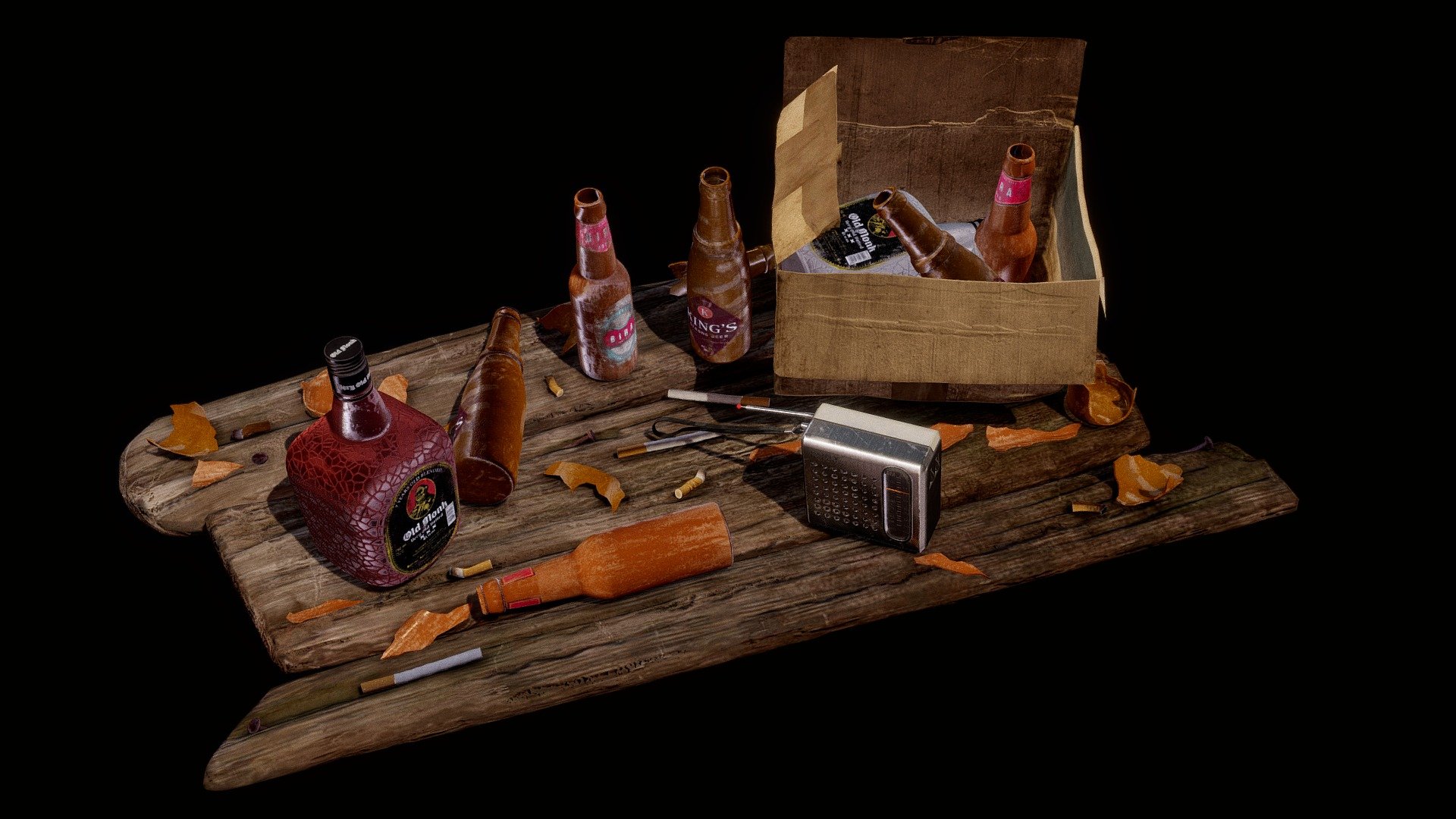 Bottles Set – Swamp Diorama
