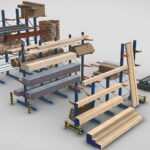 Cantilever Racking System – Asset Pack