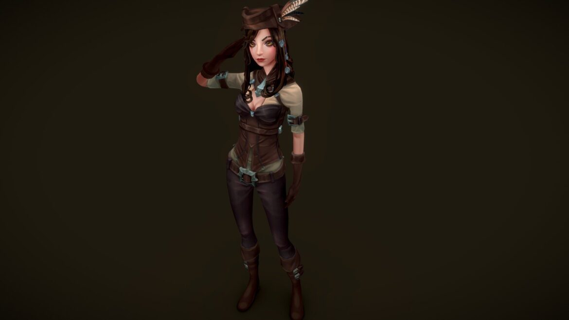 captain 3d model