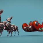 christmas new santas sled 3d model