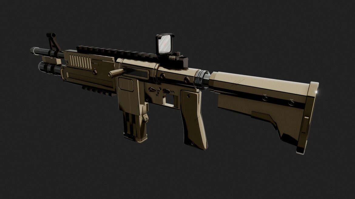 cl0 24f assault rifle 3d model