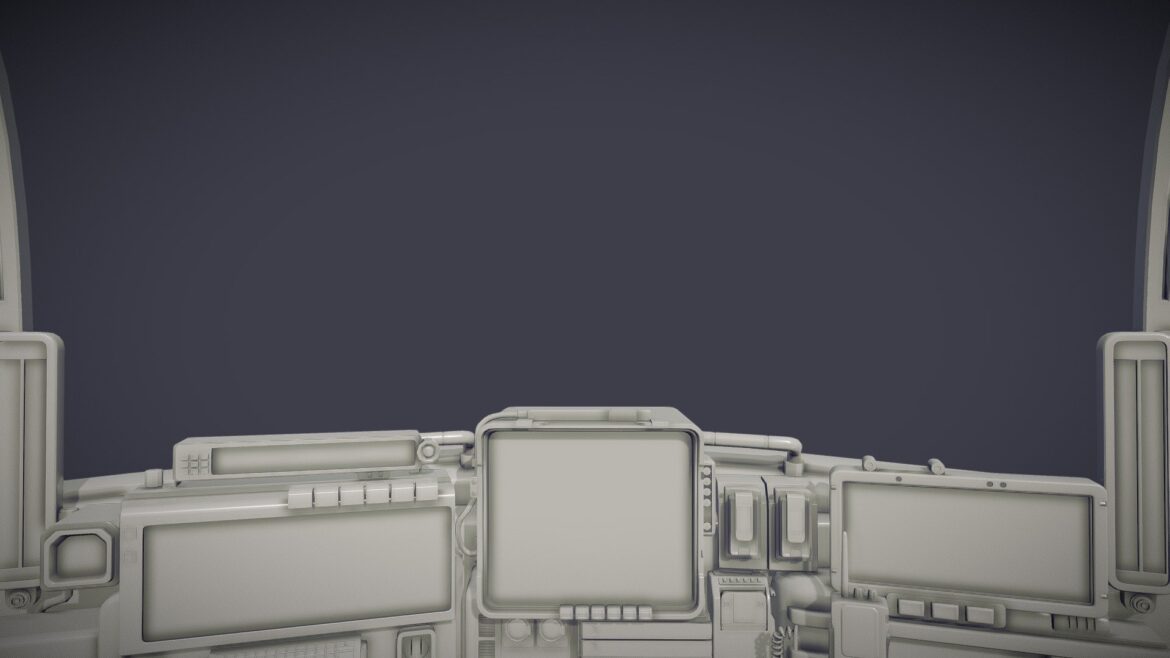 cockpit new 3d model