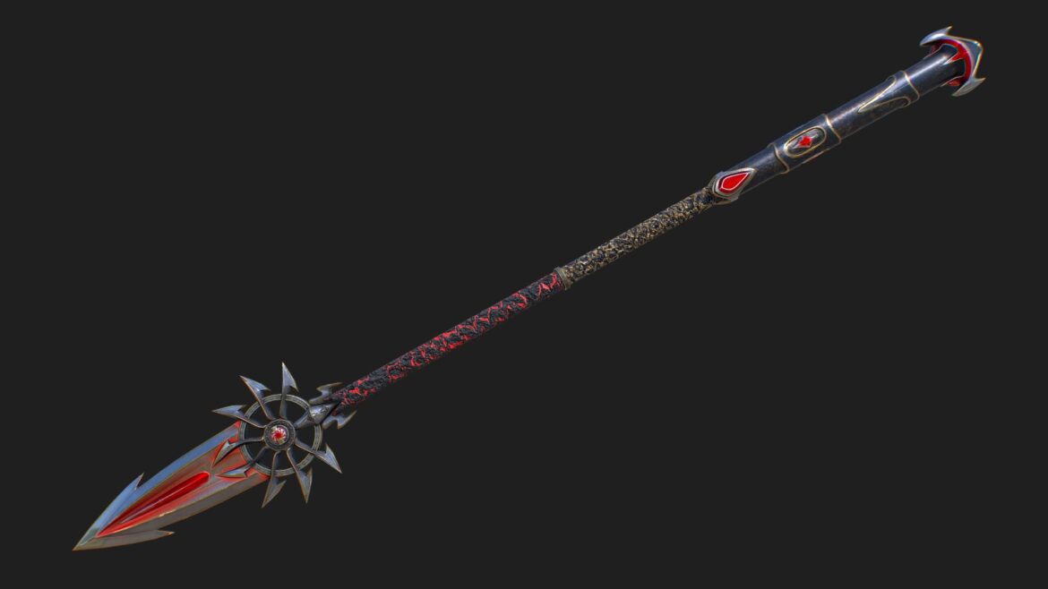 combat staff 2 3d model