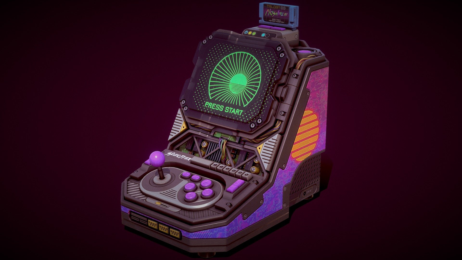 Cyberpunk Arcade Unit