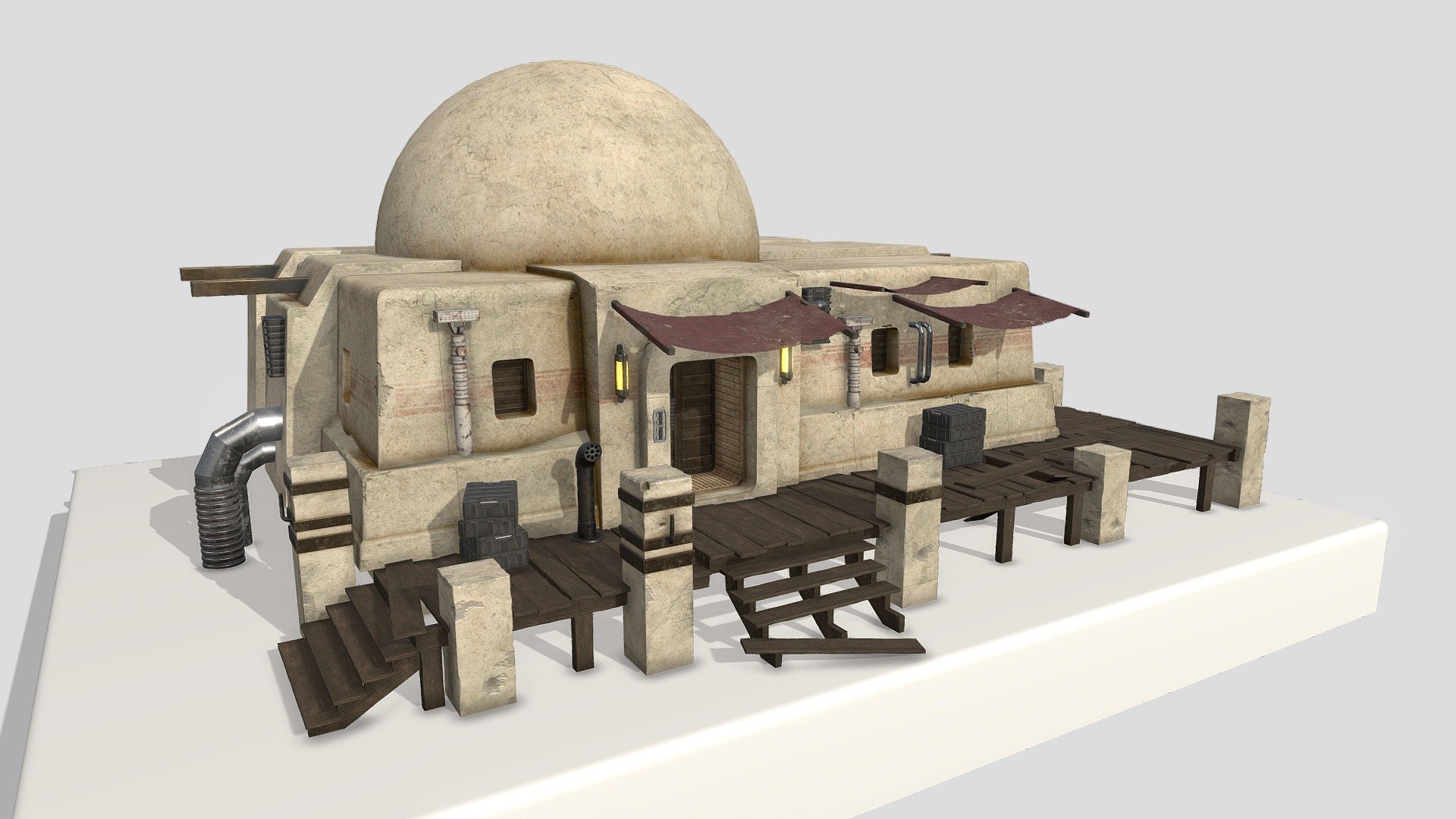 Desert style building (Inspired by Mos Pelgo)