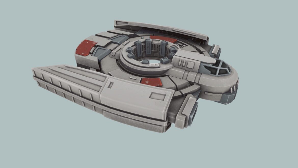 droid command vessel 3d model