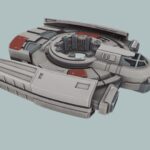 droid command vessel 3d model