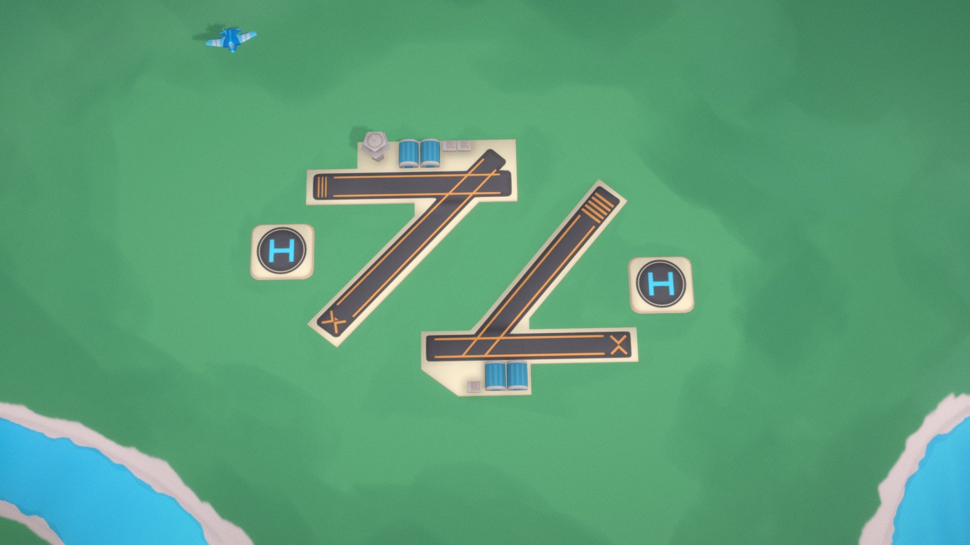 Early concept rescue plane flight control
