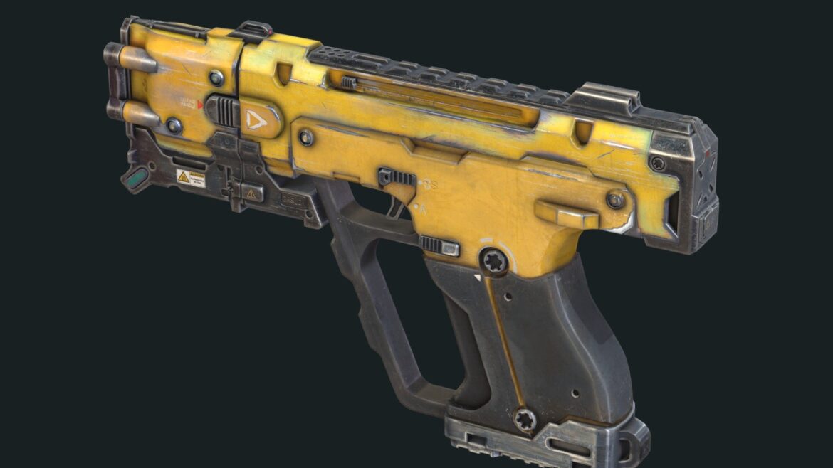 emp handgun 3d model