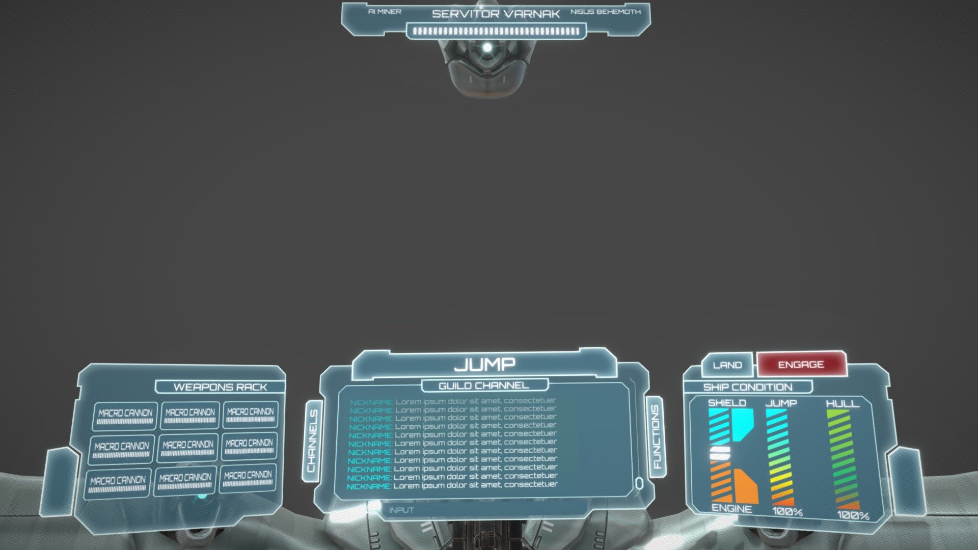 Endymion Holo Screens