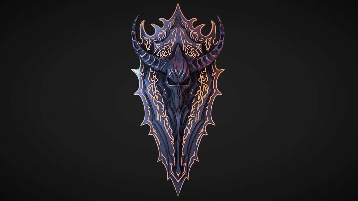 fantasy sword 11 3d model