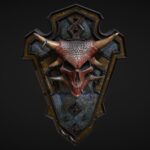 Fantasy sword 28 with scabbard
