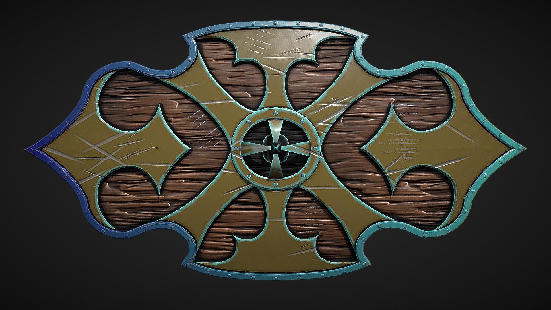 Fantasy Shield 4 Stylized