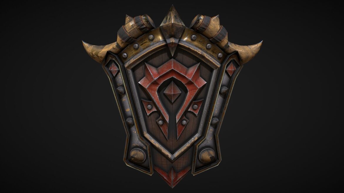 fantasy shield 5 3d model