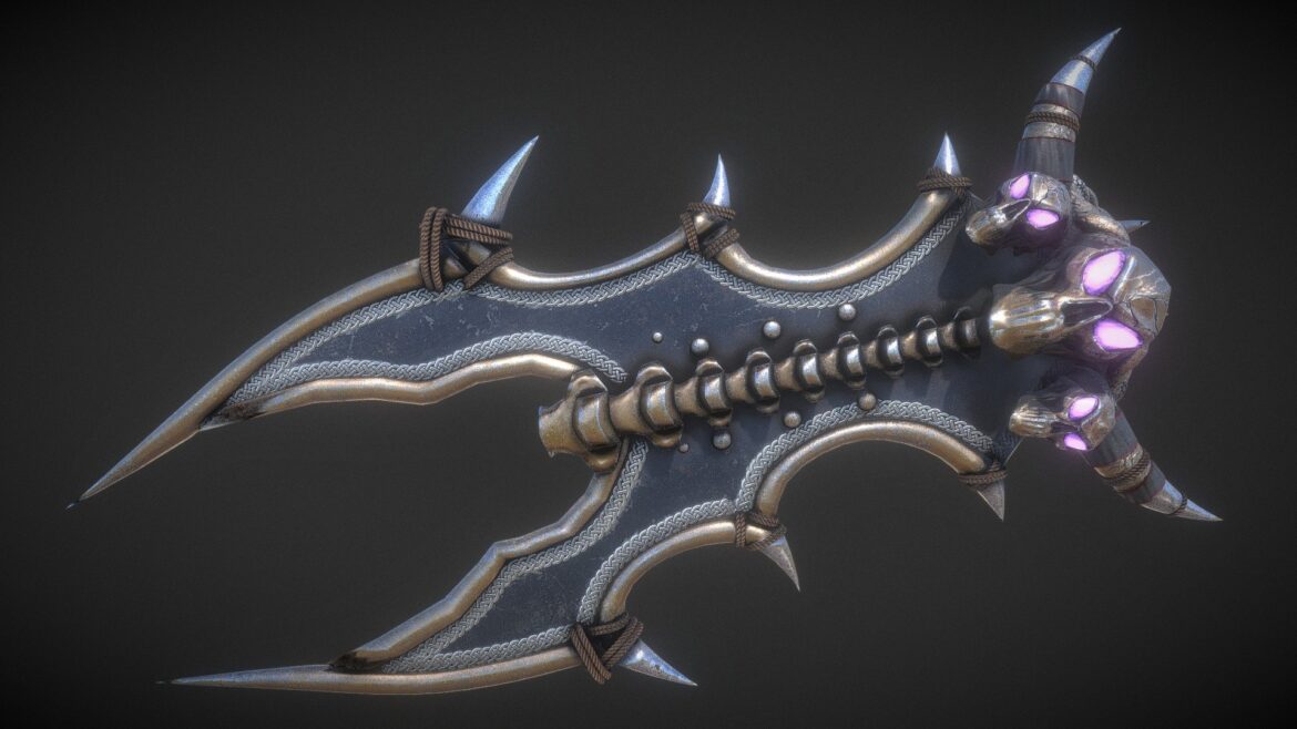 fantasy sword 11 3d model