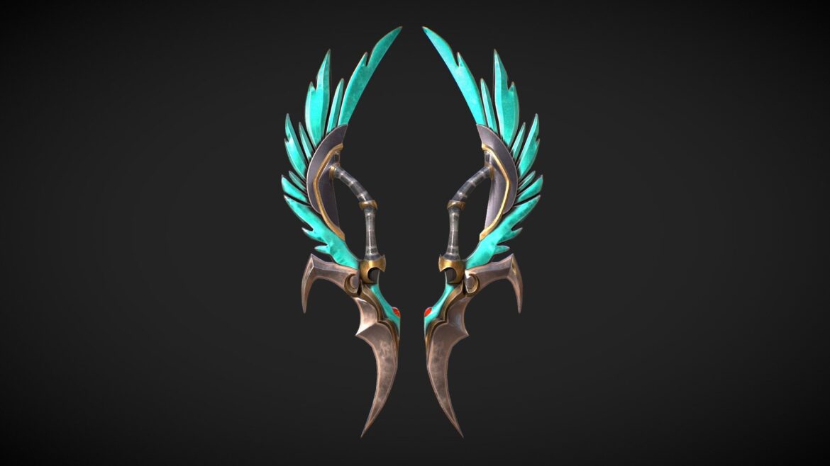 fantasy sword 10 3d model