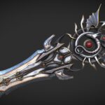 fantasy sword 11 3d model