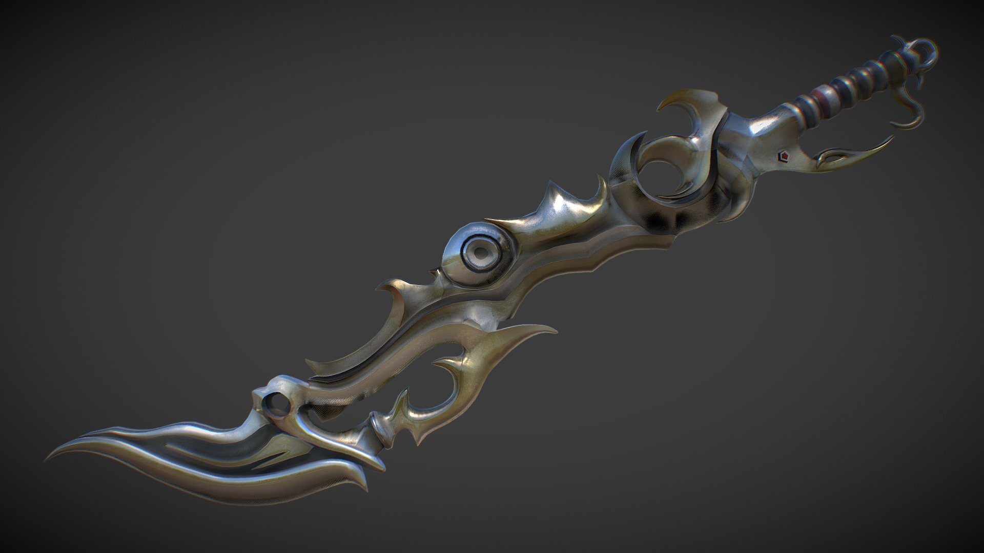 Fantasy sword 28 with scabbard