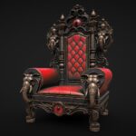 Fantasy Throne 2 game ready 3d model