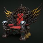 fantasy throne 7 3d model