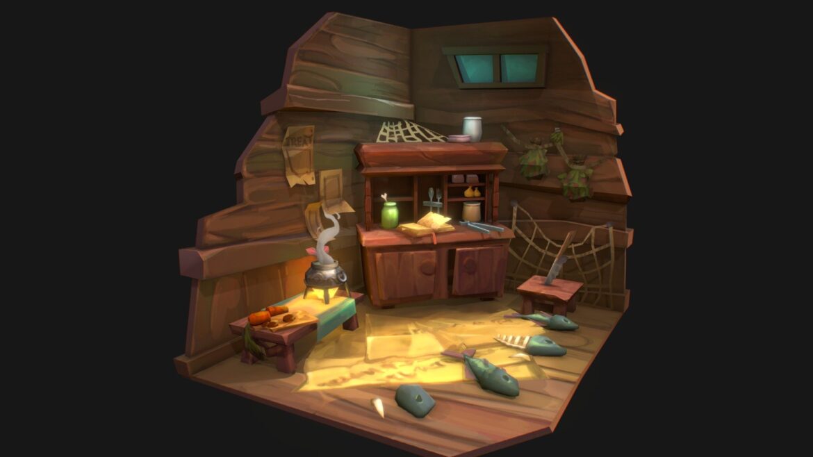 fisherman apartment 3d model