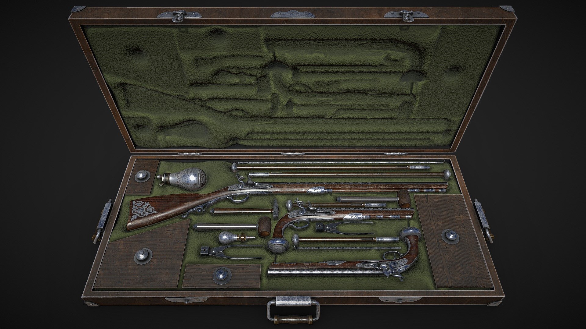 Flintlock gun case