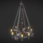 Forged chandelier 1
